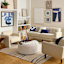 Crosby St. Hadley Tufted Back Accent Chair, Taupe