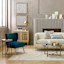 Tracey Boyd Beckett Accent Chair, Teal Velvet