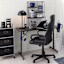 Talon Metal Gaming Desk, Black