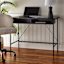 Lance Wood & Metal Desk, Black