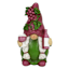 Wine Gnome Outdoor Garden Statue, 10"