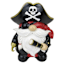 Pirate Gnome Outdoor Garden Statue, 8"