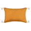 Honeybloom Flower Garden Woven with Tassels Lumbar Outdoor Throw Pillow, 14x20