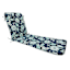 Providence Positano Navy Blue Outdoor Chaise Lounge Cushion