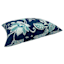 Positano Navy Blue Lumbar Outdoor Throw Pillow, 14x20