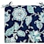 Providence Positano Navy Blue Outdoor Square Seat Cushion