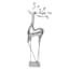 Silver Standing Reindeer Decor, 49"