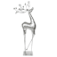 Silver Standing Reindeer Decor, 49"