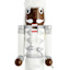 White & Silver Drummer Nutcracker, 48"
