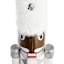 White & Silver Drummer Nutcracker, 48"