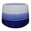 Blue Top Reactive Glaze Outdoor Planter, Large