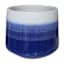 Blue Top Reactive Glaze Outdoor Planter, Medium