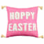 Bunny Brights Hoppy Easter Embroidered Throw Pillow, 18"