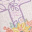 Embroidered Cross Easter Throw Pillow, 12x15