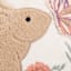 Plush Bunny Round Easter Throw Pillow, 16"