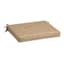Neutral Tempo Grain Premium Outdoor Square Seat Cushion