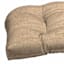 Neutral Tempo Grain Premium Outdoor Wicker Settee Cushion