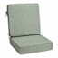 2-Piece Spa Blue Premium Woven Outdoor Deep Seat Cushion