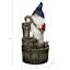 Gnome Lit Outdoor Fountain, 20"