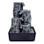 3-Tier Lit Water Outdoor Fountain, 12"