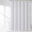 13-Piece Aster Geo Rain Washed Shower Curtain Set, 72"