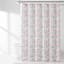 13-Piece Simple Floral Print Shower Curtain Set, 72"