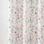 13-Piece Simple Floral Print Shower Curtain Set, 72"