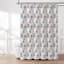 13-Piece Modern Arches Shower Curtain Set, 72"