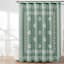 Honeybloom Green Floral Bandana Print Single Shower Curtain, 72"
