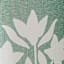 Honeybloom Green Floral Bandana Print Single Shower Curtain, 72"