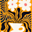 White Flowers in Vase Canvas Wall Art, 12x16