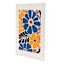 Blue & Yellow Flowers Canvas Wall Art, 12x16
