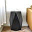 Hexagon Wooden Accent Table, Black