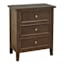 Jamie USB Wooden Accent Table, Walnut Finish