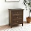 Jamie USB Wooden Accent Table, Walnut Finish