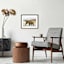 Lake & Lodge Glass Print Bear Print Wall Art, 21x17