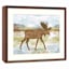 Lake & Lodge Glass Framed Moose Print Wall Art, 21x17