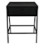 Harmon Wood & Metal Accent Table, Black