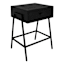 Harmon Wood & Metal Accent Table, Black