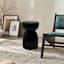 Cade Wooden Accent Table, Black