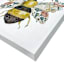 Floral Bee Canvas Wall Art, 12"