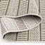 (E539) Colourscape Heritage Stripe Outdoor Area Rug, 8x10