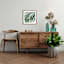 Glass Framed Palm Print Wall Art, 19"