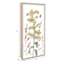 Glass Framed Floral Wall Art, 16x31