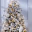 Silver Snowflake Ornament, 18"