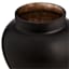 Providence Black Matte Glass Vase, 9"