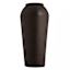 Found & Fable Black Metal Vase, 19"