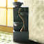 Lighted Modern Bowl Standing Outdoor Fountain Grey, 31.5"
