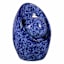 Halo Reactive Glaze Standing Outdoor Fountain With Light Blue, 22"