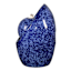 Halo Reactive Glaze Standing Outdoor Fountain With Light Blue, 22"